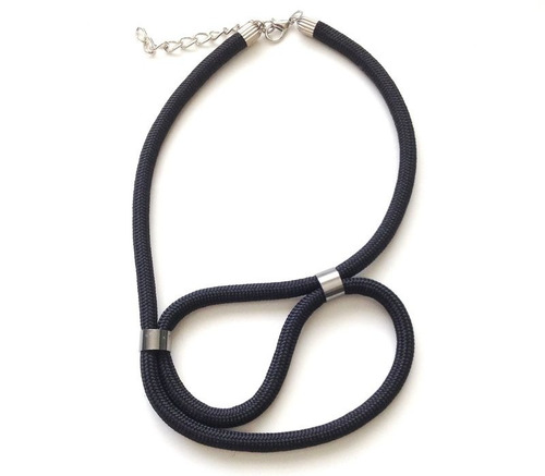Colar De Corda Prie Preto