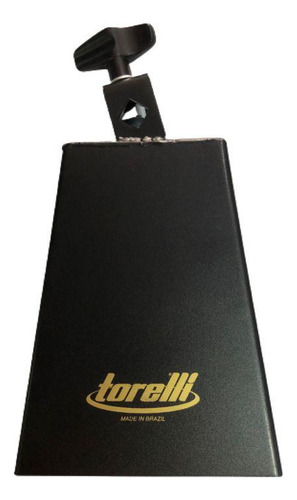 Cowbell 6 Polegadas Preto Torelli To051 Pintura Em Epóxi