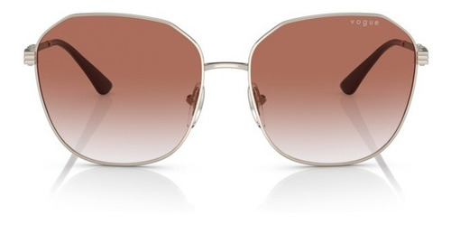 Lentes Solar Vogue Vo4265sl 848/v0 Dorado Claro Lente Degradado Marrón/ Transparente Armazón Dorado Claro 848/v0