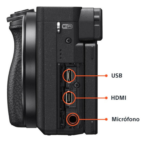 Cámara Mirrorless Sony Alpha 6400k Aps-c + Lente Selp16502