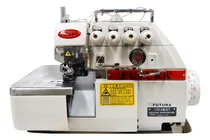 Comprar Máquina Overlock Industrial Futura Ft757f 110v Con Mesa Color Blanco