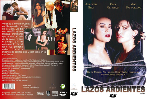 Lazos Ardientes ( Bound) Hnos. Wachowski - Mafia - Dvd
