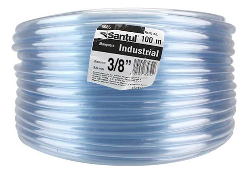 Manguera Industrial Santul Transparente 100 M 3/8 Pvc