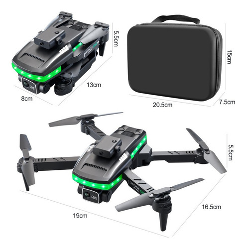 S162 Mini Drones Profesionals Con Cámara 4k Y Luz Led