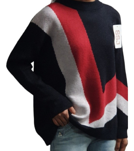 Sweater Bremer Confeccionado En Doble Hilo Bremer, Abrigado 