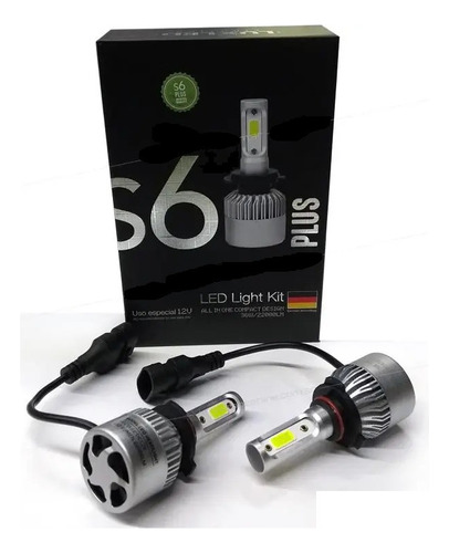 Kit Cree Led 9006 S6 16000 Lumens Vw Fox Suran Golf 12/24v