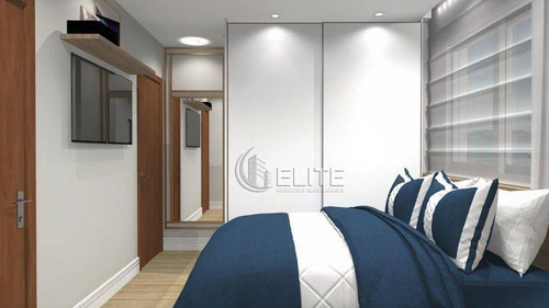 Imagem 4 de 13 de Cobertura Com 2 Dormitórios À Venda, 88 M² Por R$ 380.000,00 - Vila Pires - Santo André/sp - Co2082