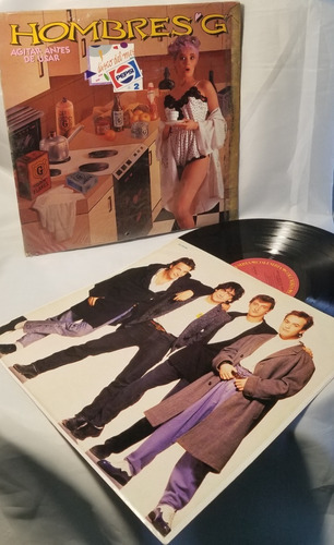 Hombres G Agitar Antes De Usar Disco Acetato Lp