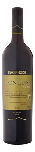 Pack De 4 Vino Tinto L.a. Cetto Don Luis Cetto Merlot 750 Ml