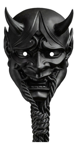 Máscara Completa Oh Kabuki Oni Samurai Roja Negra A