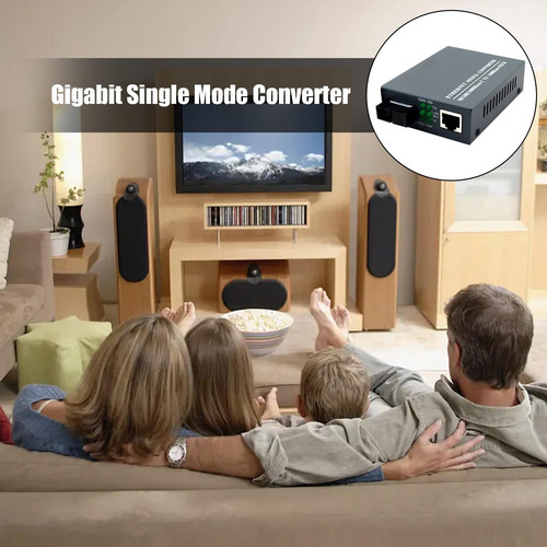 Convertidor De Medios Ethernet De Fibra Convertidor Monomodo