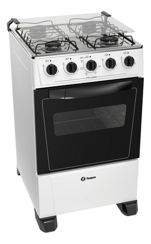 Cocina Thompson Cth 1000 Blanco A Gas Kirkor - Sas