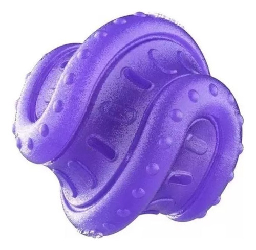 Pelota Gigwi Juguete Sonido Cascabel Rolling Bell Perros M Color Violeta