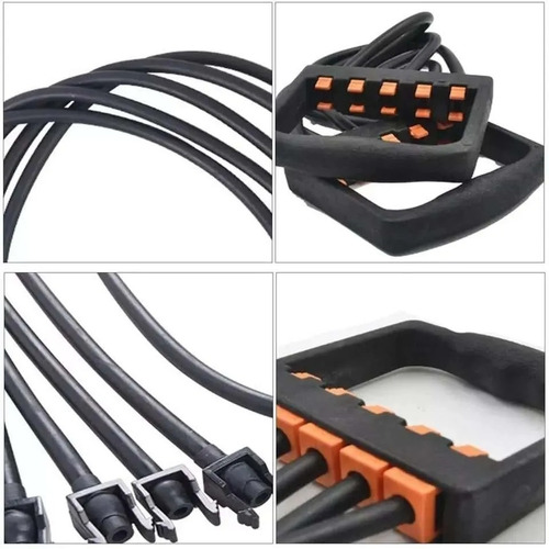 Imagen 7 de 10 de Extensor Brazos 5 Banda Elástica Ejercicios Pectoral Fitness