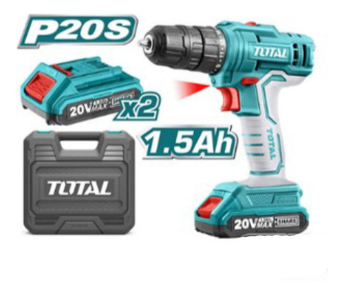 Taladro Inalambrico Total Tools Litio-ion + Accesorios