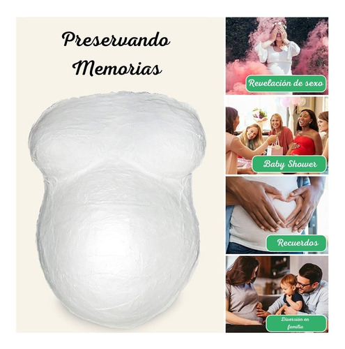 Belly Cast Kit De Embarazo, Fundición De Molde En Yeso