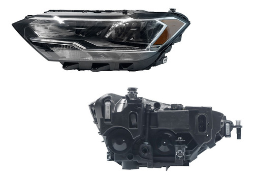 Faro Izquierdo Led Sin Lupa Jetta A7 Trendline 2021 2022 Cl