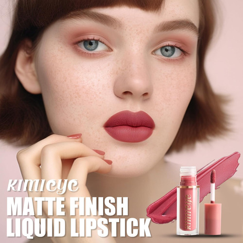 Kit De Lápiz Labial Líquido Mate De 12 Colores, Tinte De Lab