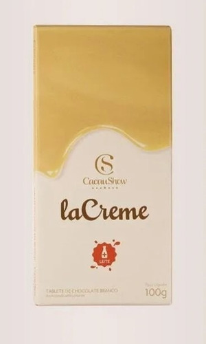 Tablete Lacreme Chocolate Branco 100g Cacau Show