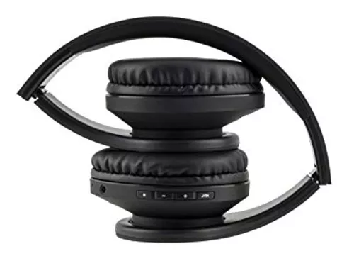 PowerLocus - Audífonos inalámbricos Bluetooth para usar sobre las orejas,  estéreo, plegables, con cable y micrófono incorporado para iPhone, Samsung