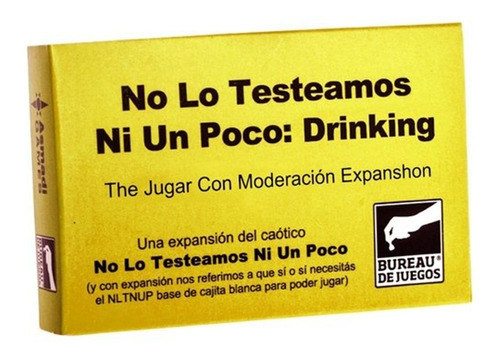 Juego No Lo Testeamos Ni Un Poco: Drinking (expansion) Buro