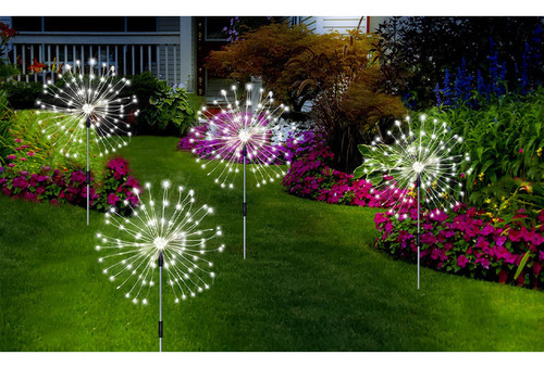 Lámpara De Fuegos Artificiales De Jardín Impermeable De 120