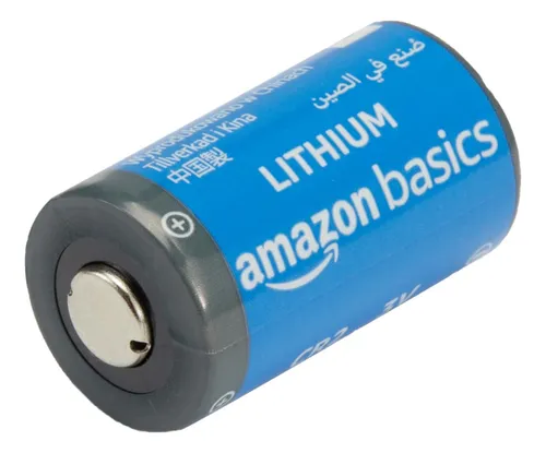 Batería Amazon Basics Cr2 De Litio, 3 V, 800 Mah, Paquete De