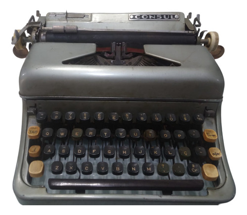 Maquina De Datilografia Antiga Consul , No Estado , Coleção. (Usado)