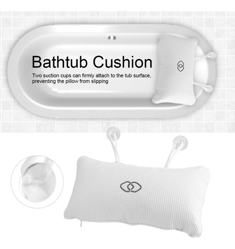 Almohadas De Baño Antideslizantes Para Bañera Y Spa, Cojín