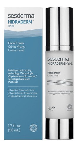 Crema Facial Sesderma Hidraderm Hyal para todo tipo de piel de 50mL