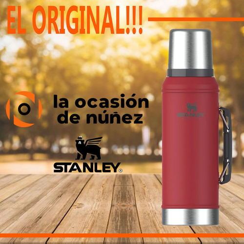 Stanley Termo Clasico 950 Ml Con Manija Tapon Cebador P/mate