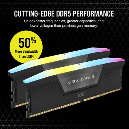 Corsair Vengeance Rgb 32gb 2x16gb 6000mhz Ddr5 Amd Expo Cl30