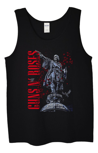 Polera Musculosa Guns N Roses Barcelona Rock Abominatron