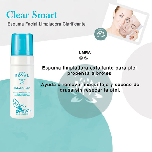Tonico+espuma Facial Jafra Clear Smart Aclarante Anti-acne