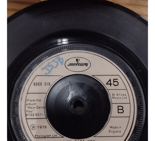 Lote Discos 7 Vinilo Acetato 10cc 10 Cc Rock Progresivo (Usado)