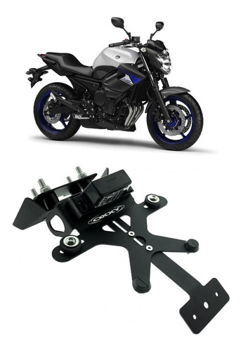 Suporte De Placa Eliminador Rabeta Oxxy Yamaha Xj6 Completo