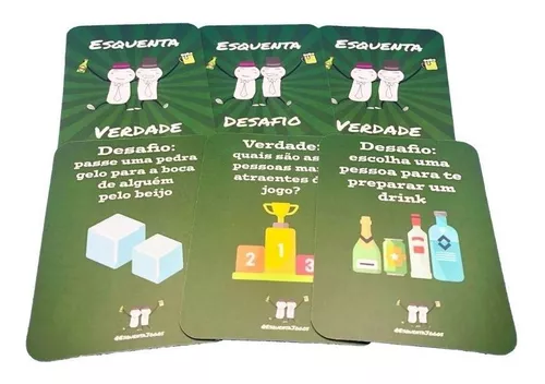 Jogo De Cartas Verdade Ou Desafio Para Casais - Pesadão, Magalu Empresas