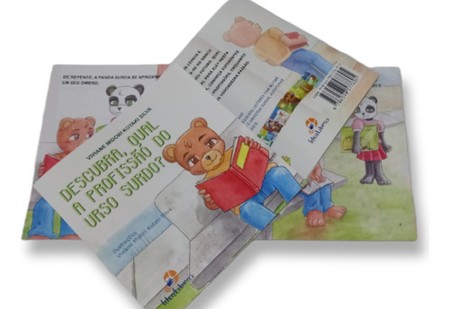 Livro Infantil - Descubra, Qual A Profissão Do Urso Surdo; Coleção Varinha Libras; Idealibras