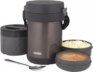 Termo De Comida Lonchera Térmico 1.3lt C/3 Compartimientos