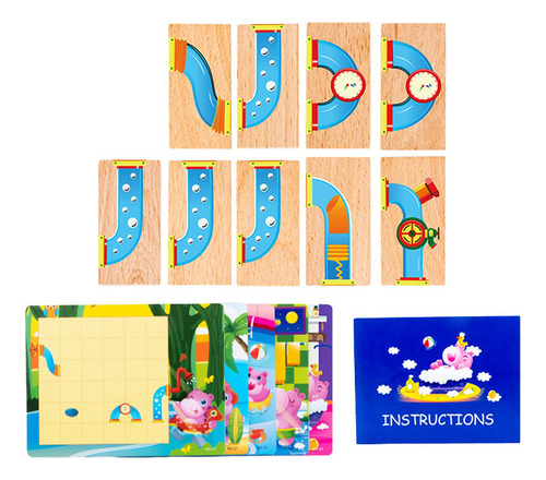 Juego De Rompecabezas Divertidos Acertijos Regalo Educativo,