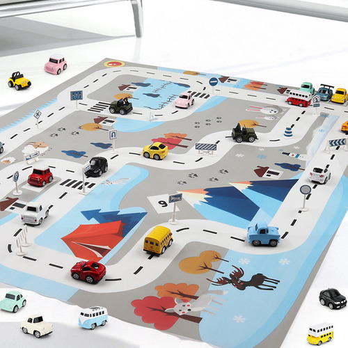 Mapa Para Niños, Mapa De Escena, Juguetes Educativos Creativ