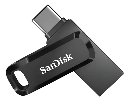 Pen Drive 64gb Dual Drive Go Usb 3.2 Tipo C 300mbs Sandisk Preto ...