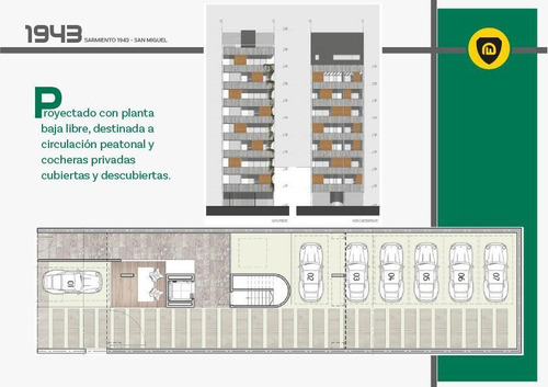 Imagen 2 de 8 de Venta - Departamento Monoambiente En Edificio A Estrenar - San Miguel Centro -