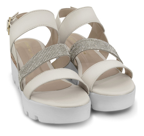 Sandalia Juana Color Blanco D01136356620