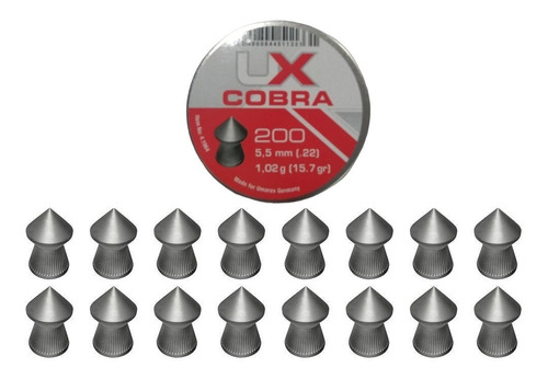 Chumbos Cobra 5,5mm X 3 Latas Umarex Alemanes Bentancor Outo