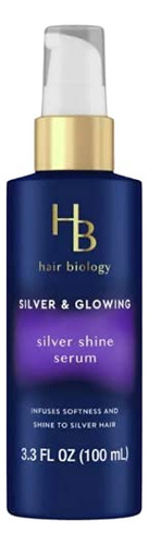 Hb Hair Biology Silver Shine Serum Con Biotina 3.3 Fl Oz. H.