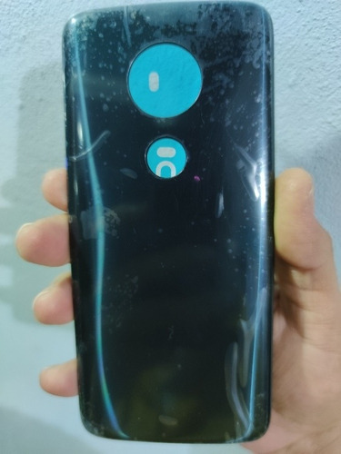 Tapa Trasera Compatible Moto G6 Play Azul Indigo Polimero