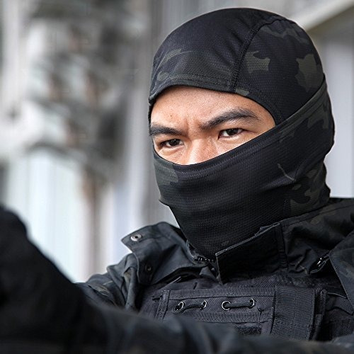 Camuflaje Pasatontañas Wtactful Capucha Ninja Ciclismo Al Ai