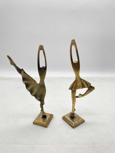 Esculturas Par Bailarinas En Bronce