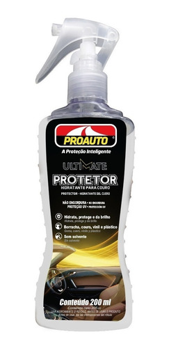 Protetor Couro Vinil Borracha Plástico 200ml  Proauto 333